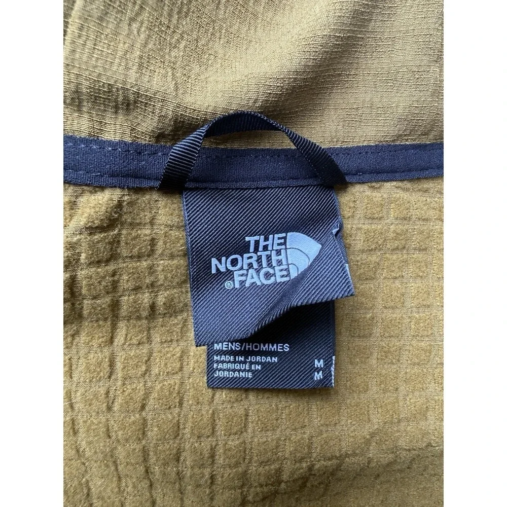 The North Face FlashDry Hooded Jacket Mens Medium Grey Yellow NF0A88XV Hybrid